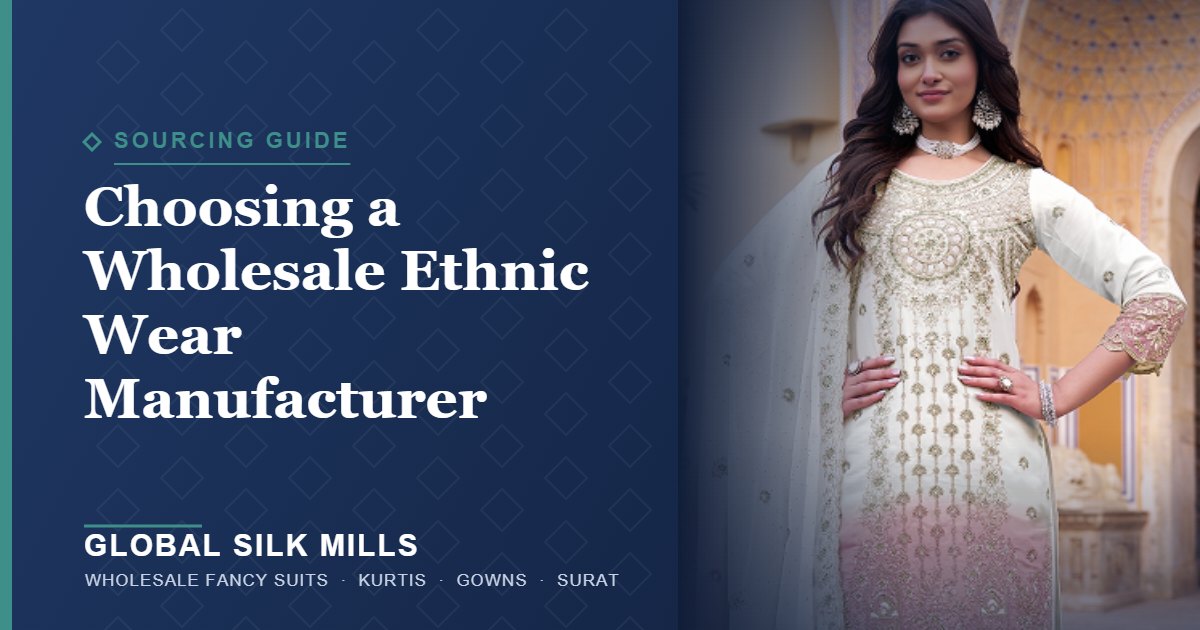 How to Choose a Wholesale Ethnic Wear Manufacturer in India