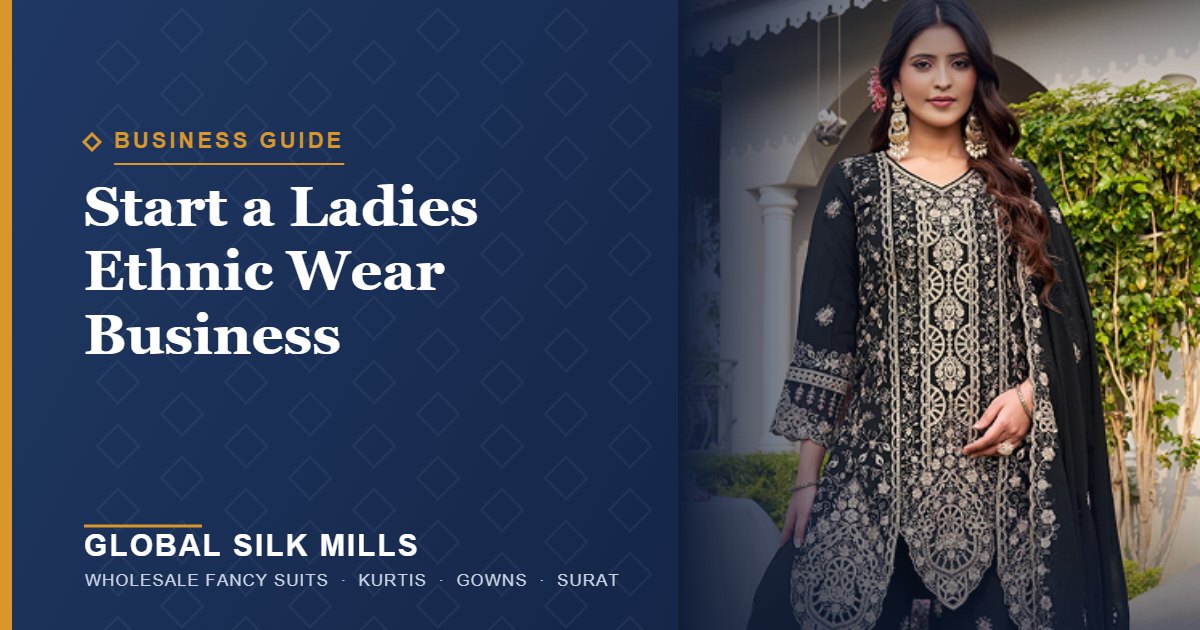 How to Start a Ladies Ethnic Wear Retail Business with Wholesale Suits