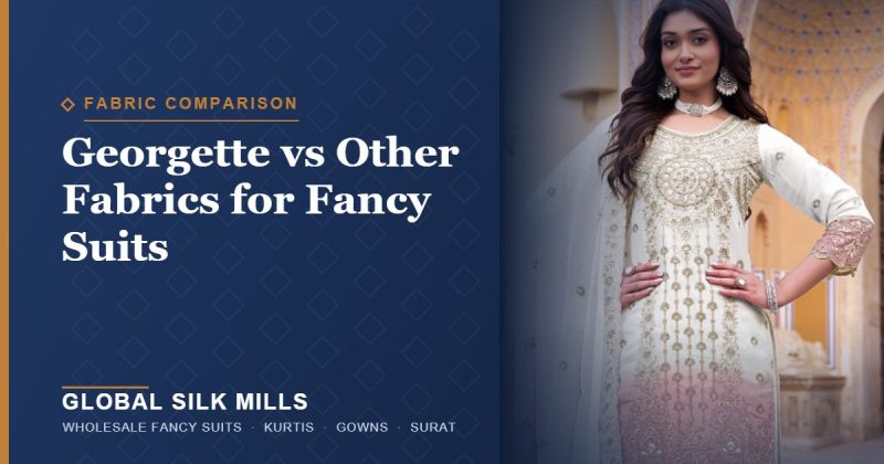 Georgette vs Other Fabrics for Fancy Suits: A Wholesale Buyer's Comparison